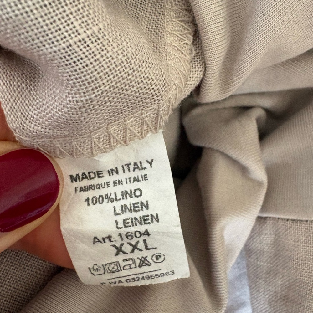 Devitalia Wide Leg Linen Pants / XL/L - Picture 5 of 5